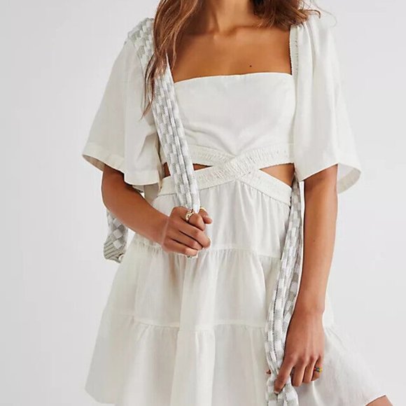 Free People Cross Of Sunlight Mini Endless Summer Dress S
